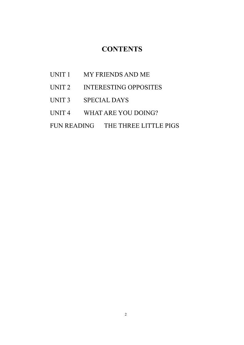 清华版（一年级起点）英语 三年级下册 教学参考书第2页