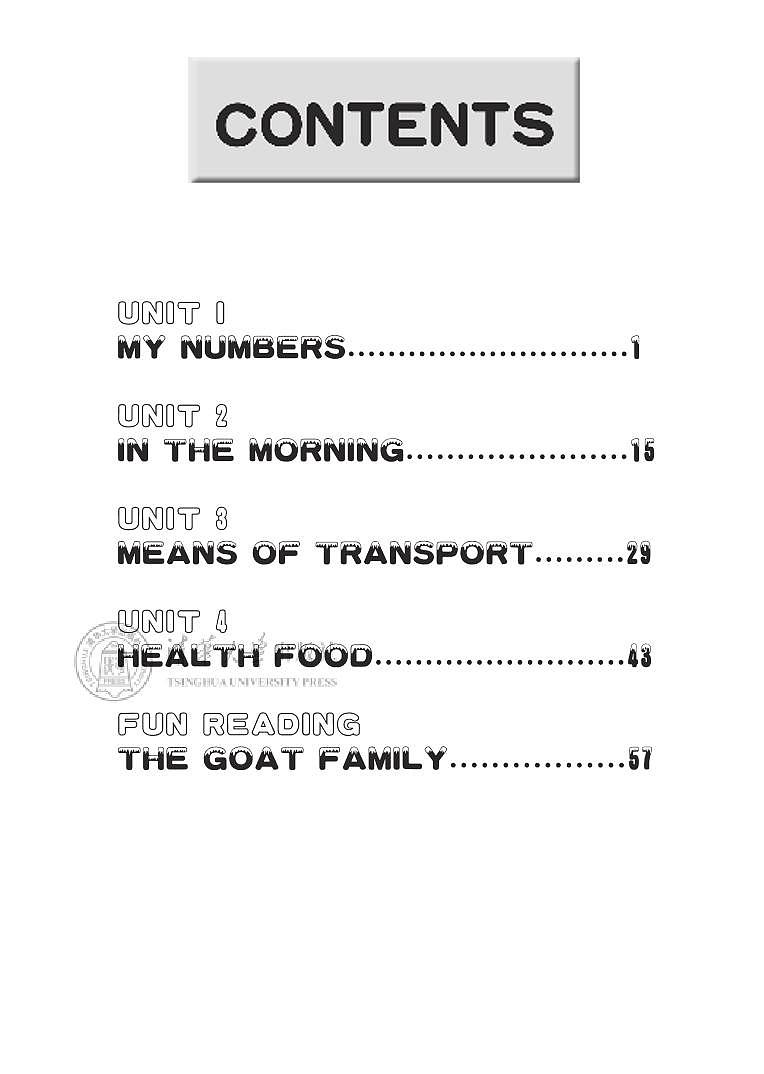 清华版 英语（一年级起点）一年级下册 活动手册03