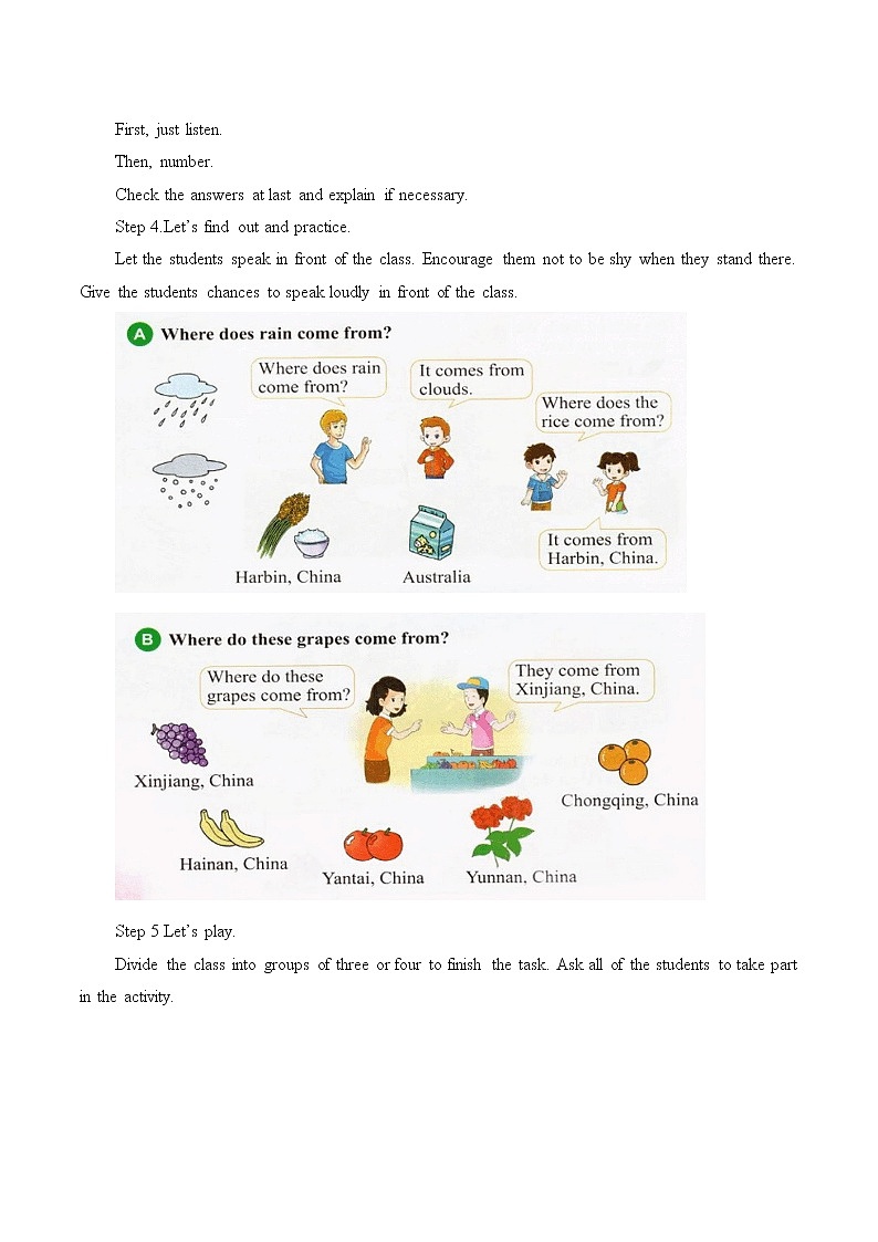 Unit 4 The Water Journey Lesson 1   教案02