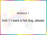 六年级下册英语课件－Module 1 Unit 1 I want a hot dog please.｜外研社（三起）
