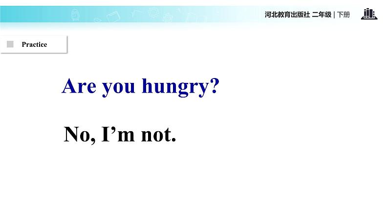 Unit 3_Lesson 13_I Am Hungry_冀教版 (一起) 课件07