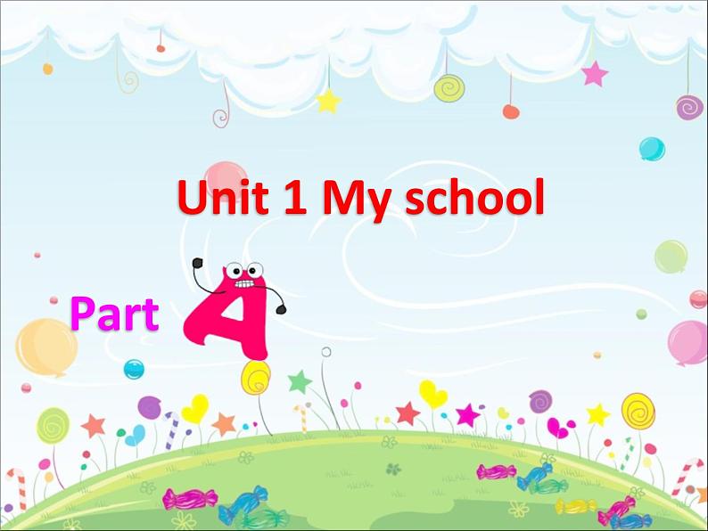 四年级下册英语课件-Unit 1 My schoolPart A    人教(PEP)(2014秋）第1页