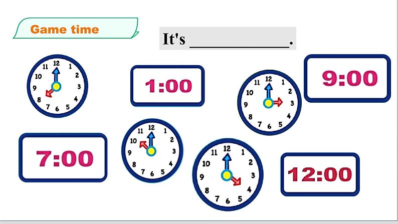 Unit2 What time is it PB Let's learn 课件03