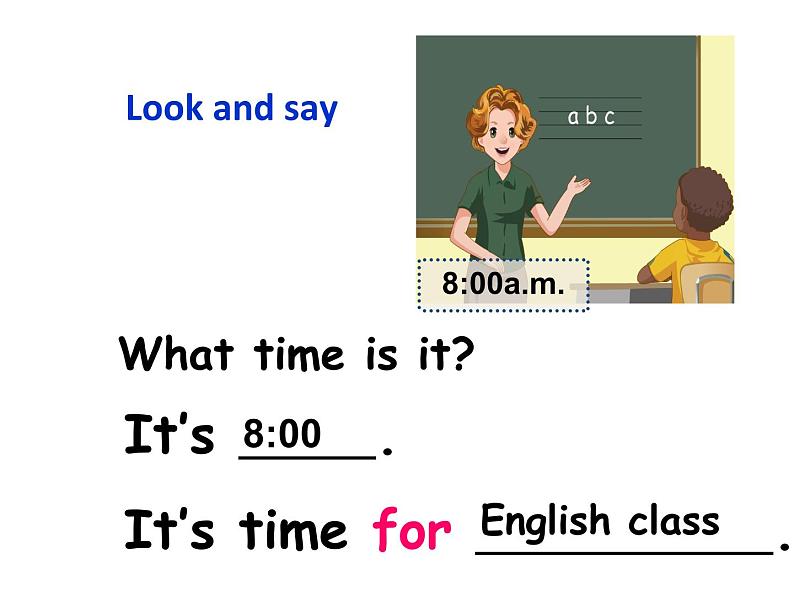 四年级下册英语课件－Unit 2 What time is it？ Part B  ｜人教（PEP）（2014秋）03