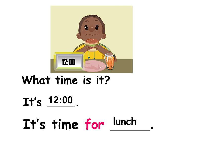 四年级下册英语课件－Unit 2 What time is it？ Part B  ｜人教（PEP）（2014秋）04