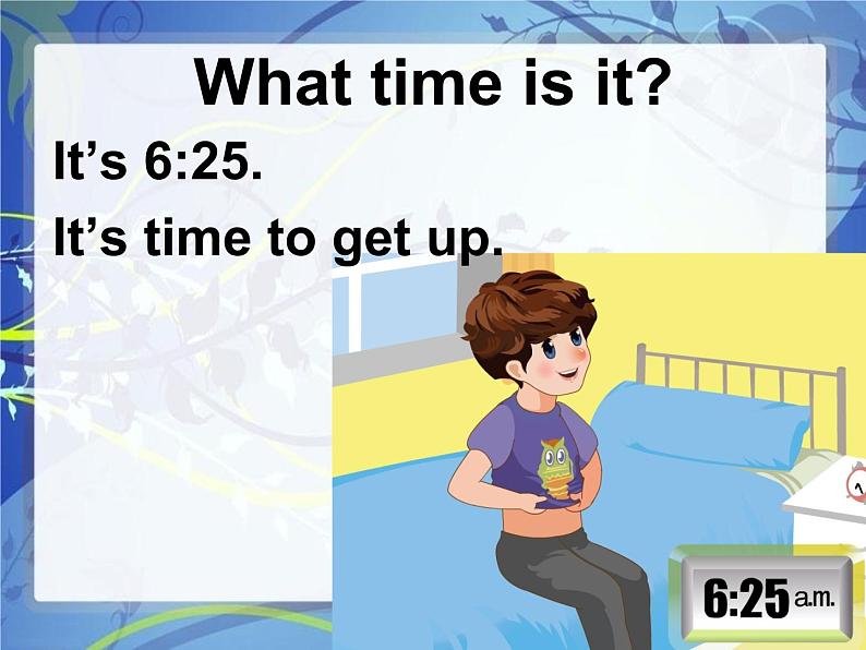 四年级下册英语课件－Unit 2 What time is it？ Part B  ｜人教（PEP）（2014秋）04