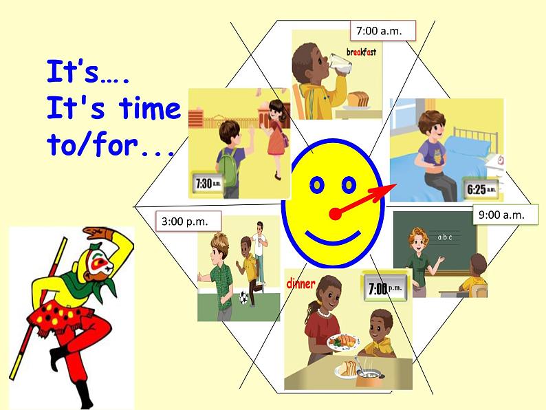 四年级下册英语课件－Unit 2 What time is it？ Part C  ｜人教（PEP）（2014秋）03