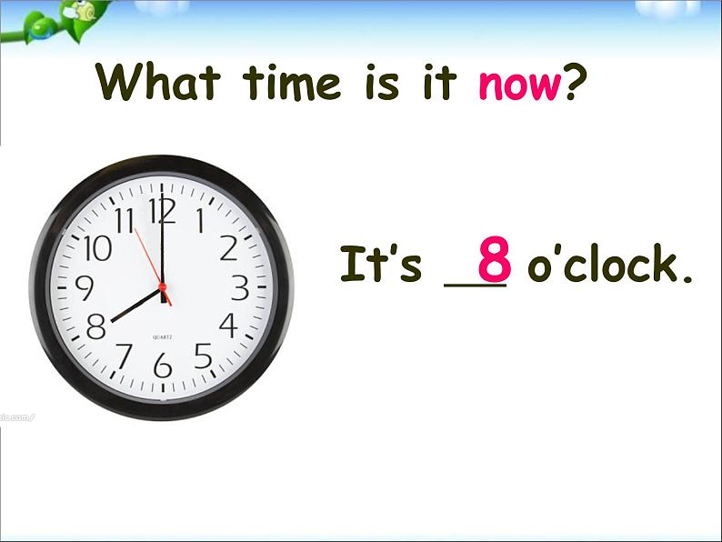 四年级下册英语课件-Unit2 What time is it Part A ｜ 人教（PEP)(2014秋）第8页