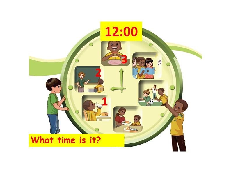 四年级下册英语课件-Unit2 What time is it Part A ｜ 人教（PEP)(2014秋）07