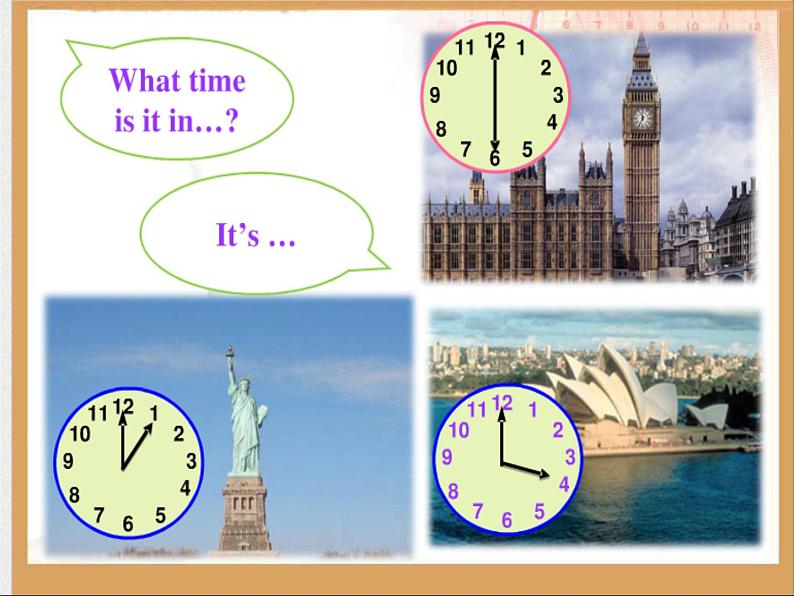 四年级下册英语课件-Unit2 What time is it Part A ｜ 人教（PEP)(2014秋）05