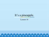 四年级上册英语课件－Unit3 It’s a pineapple.(Lesson14) ｜人教精通版.