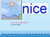 四年级上册英语课件－Unit4 How’s the weather today？(Lesson21) ｜人教精通版.
