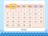 四年級下冊英語課件－Unit4 There are seven days in a week.（Lesson21) ｜人教精通版.