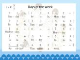 四年級下冊英語課件－Unit4 There are seven days in a week.（Lesson23) ｜人教精通版.