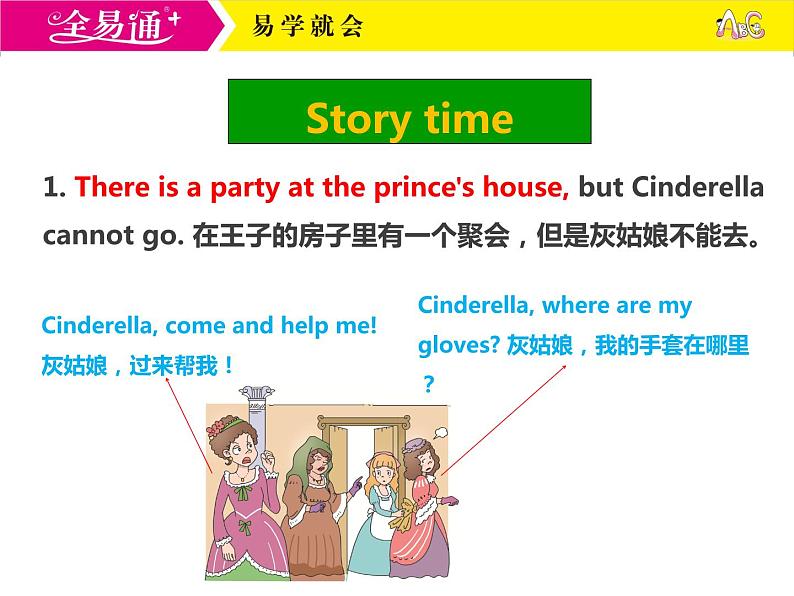 译林五下-U1 Cinderella-Story time&Grammar time ppt课件第2页