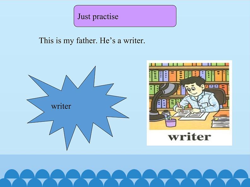 五年级上册英语课件－Unit3 My father is a writer.(Lesson14) ｜人教精通版03