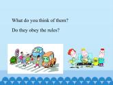 五年級(jí)下冊英語課件－Unit3 we should obey the rules.(Lesson17) ｜人教精通版.