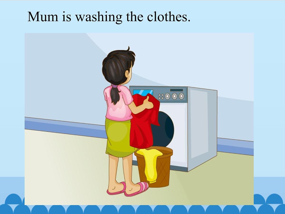 五年级下册英语课件－Unit5 I’m cleaning my room.(Lesson25) ｜人教精通版第4页