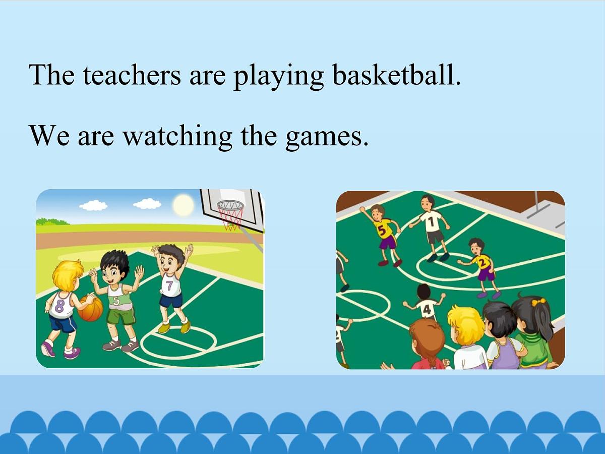 五年级下册英语课件－Unit6 We’re watching the games.(Lesson32) ｜人教精通版第6页