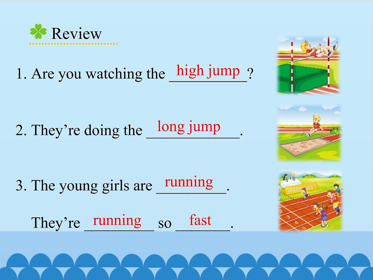 五年级下册英语课件－Unit6 We’re watching the games.(Lesson36) ｜人教精通版第3页