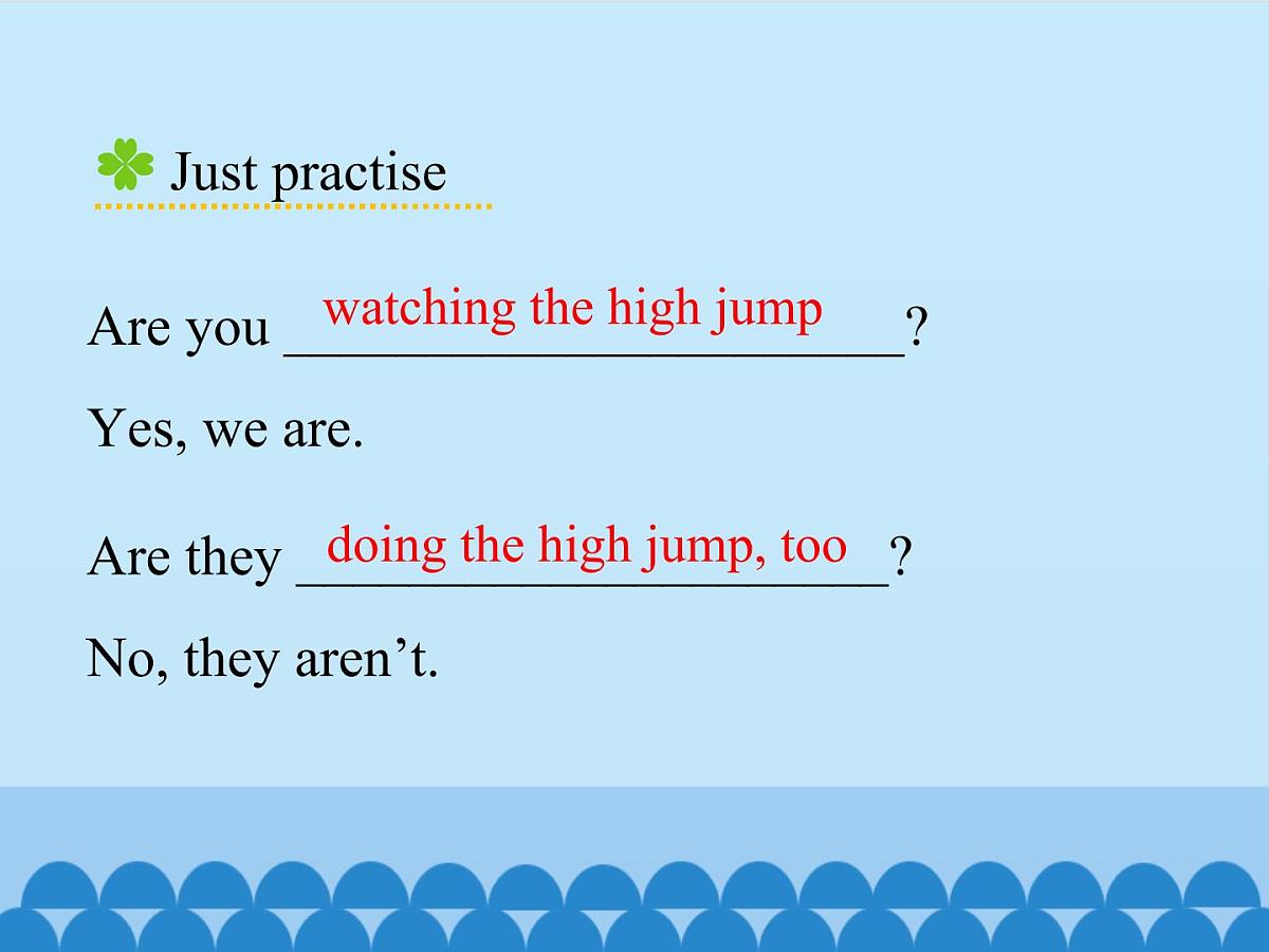 五年级下册英语课件－Unit6 We’re watching the games.(Lesson36) ｜人教精通版第5页