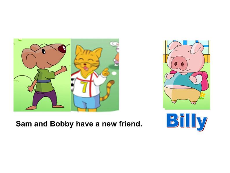 江苏省译林英语4B unit1 Cartoon&Check 课件07