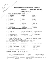 整理好的译林版小学英语6B期中质量检测卷 (14)