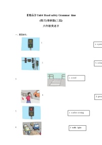 新版-牛津译林版六年级下册Unit 4 Road safety精品综合训练题