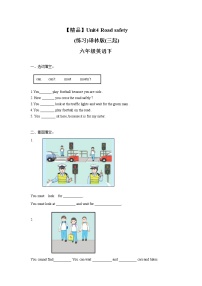 新版-牛津译林版六年级下册Unit 4 Road safety精品课堂检测