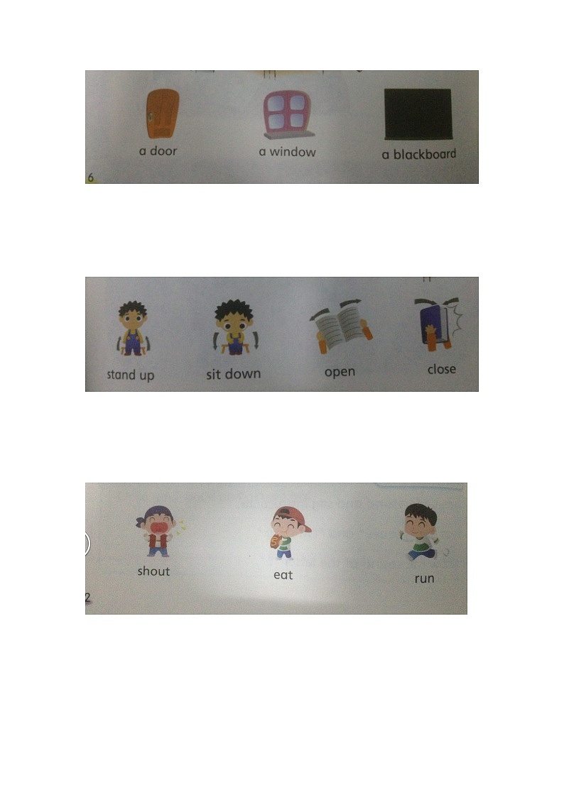 译林英语三年级下册3B单词图片第1页