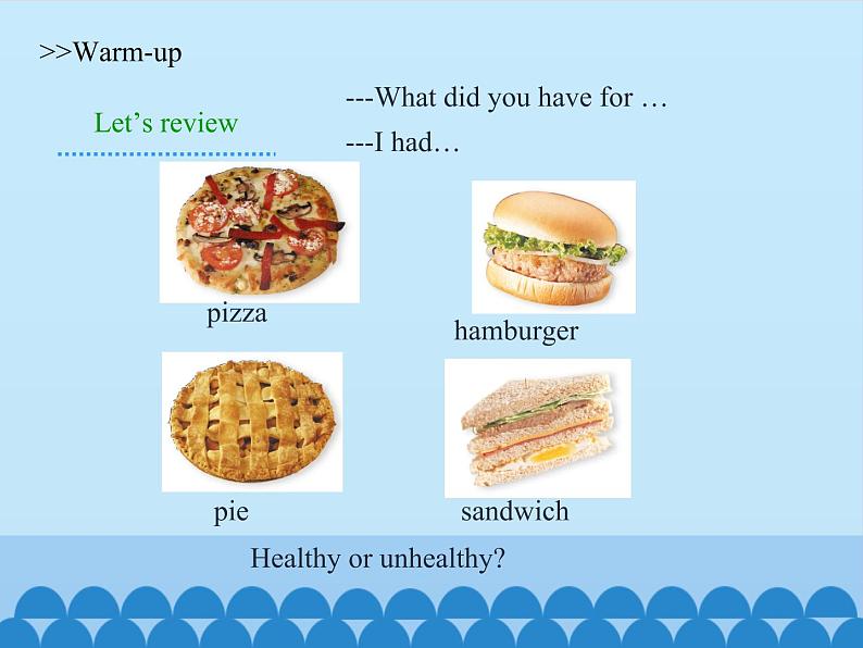 六年级上册英语课件-Module 1 Unit  3  Healthy or unhealthy？Period 2   沪教牛津版（深圳用）02