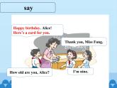 三年級下冊英語課件-Module 3 Unit 8  Happy birthday!  Period 1  滬教牛津版（深圳用）