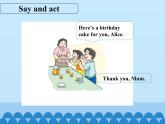 三年級下冊英語課件-Module 3 Unit 8  Happy birthday!  Period 2  滬教牛津版（深圳用）