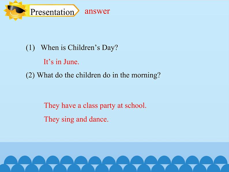 四年级下册英语课件-Module 4 Unit 11  Children's Day Period 2  沪教牛津版（深圳用）05