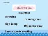六年级下册英语课件-Unit 4 At the Sports Meeting Period 2  陕旅版（三起）