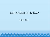 六年级下册英语课件-Unit 5 What Is He like？ Period 1  陕旅版（三起）