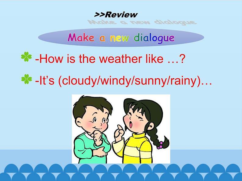 五年级下册英语课件-Unit 5 What’s the Weather like Today？  Period 3  陕旅版（三起）02