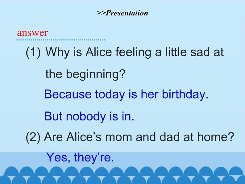 五年级下册英语课件-Unit 1 How Are You Feeling Now？ Period 4  陕旅版（三起）08