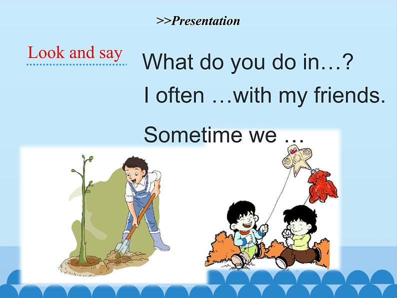 五年级下册英语课件-Unit 2 Spring Is Coming!   Period 2   陕旅版（三起）04