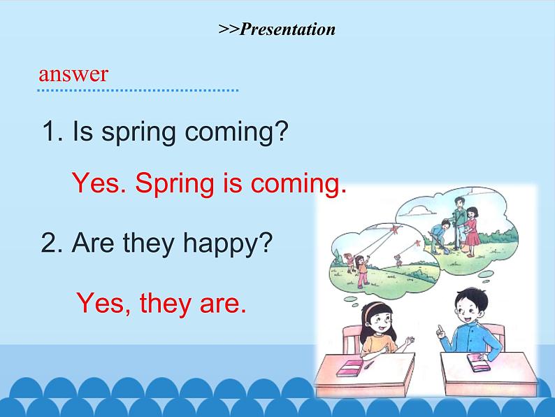 五年级下册英语课件-Unit 2 Spring Is Coming!   Period 2   陕旅版（三起）05
