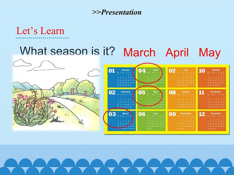 五年级下册英语课件-Unit 2 Spring Is Coming!   Period 3   陕旅版（三起）05