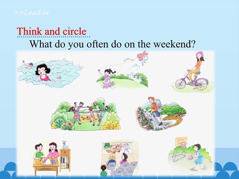四年级下册英语课件-Unit 4 What Do You Do on Saturday？ Period 2  陕旅版（三起）04