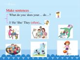 四年级下册英语课件-Unit 4 What Do You Do on Saturday？ Period 3  陕旅版（三起）