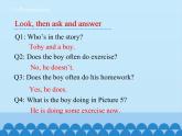 四年级下册英语课件-Unit 4 What Do You Do on Saturday？ Period 4  陕旅版（三起）