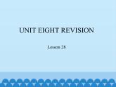 六年级上册英语课件－UNIT EIGHT  REVISION  Lesson 28 北京课改版