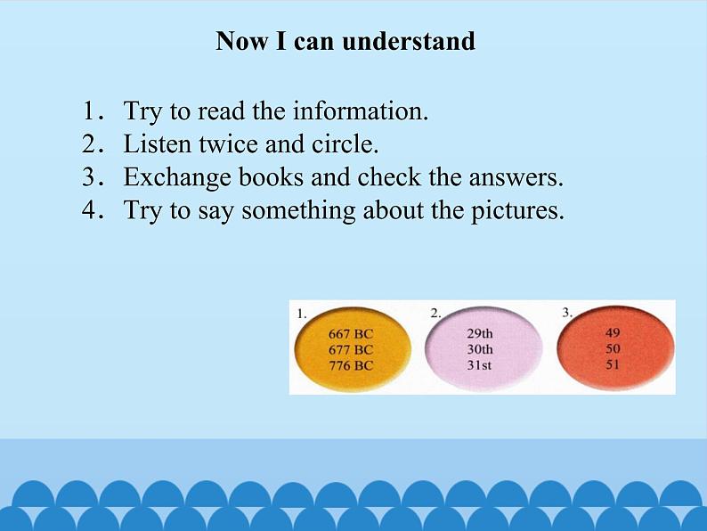 六年级上册英语课件－UNIT FIVE  WHEN DID THE ANCIENT OLYMPIC GAMES BEGIN？  Lesson 18 北京课改版03