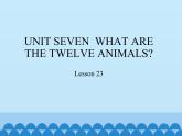 六年级上册英语课件－UNIT SEVEN  WHAT ARE THE TWELVE ANIMALS？  Lesson 23 北京课改版