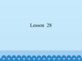五年级下册英语课件－UNIT EIGHT REVISION  Lesson 28   北京课改版