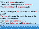五年级下册英语课件－UNIT TWO   WHAT DO FLOWERS DO？  Lesson 5   北京课改版
