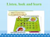 三年级上册英语课件－UNIT ONE   SEPTEMBER 10TH IS TEACHERS'DAY Lesson 3   北京课改版